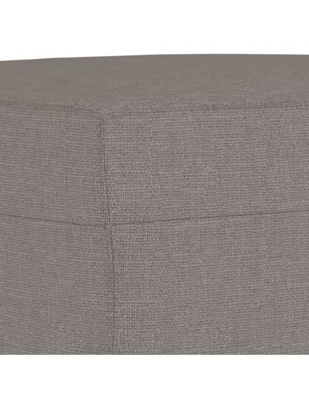 Poggiapiedi Tortora 70x55x41 cm in Tessuto