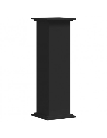 Supporto per Piante Nero 33x33x100 cm in Truciolare