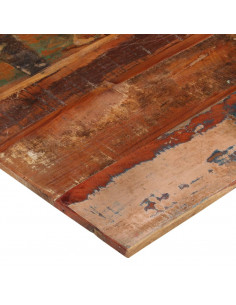 Piano Tavolo Quadrato 80x80 cm 15-16 mm in Legno di Recupero