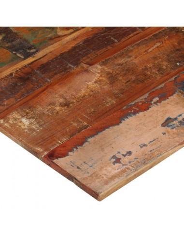 Piano Tavolo Quadrato 80x80 cm 15-16 mm in Legno di Recupero
