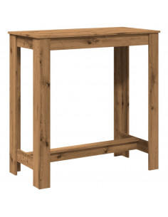 Tavolo Bar Rovere Artigianale 102x50x103,5 cm Legno Multistrato