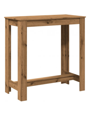 Tavolo Bar Rovere Artigianale 102x50x103,5 cm Legno Multistrato