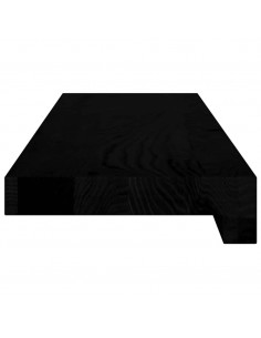 Davanzali 2 pz Marrone Scuro 70x15x2 cm Legno Massello Rovere