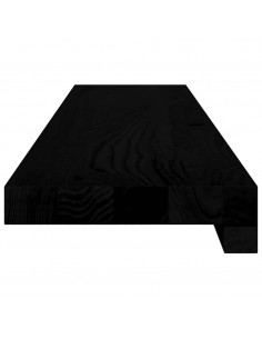 Davanzali 2 pz Marrone Scuro 90x15x2 cm Legno Massello Rovere