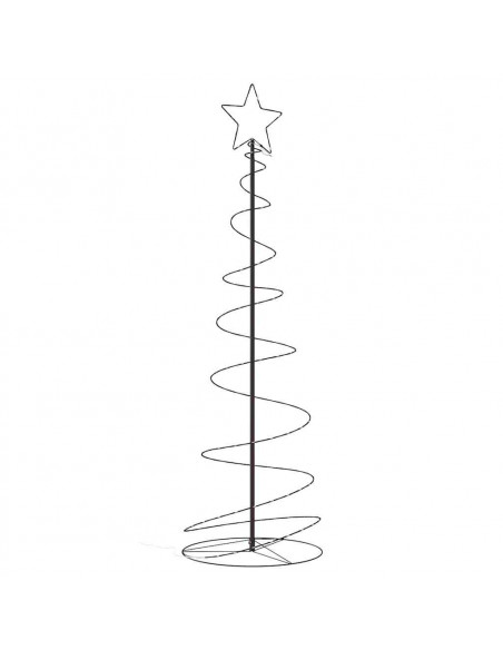Albero di Natale a LED 120 LED Bianco Caldo 180 cm