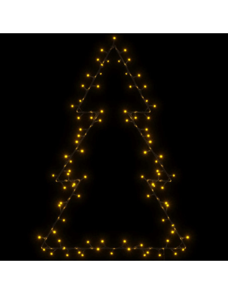Luci di Natale Albero di Natale Silhouette 115 LED Bianco Caldo