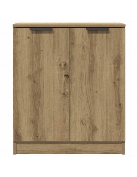 Credenze 3 pz Rovere Artigianale 60x30x70 cm Legno Multistrato