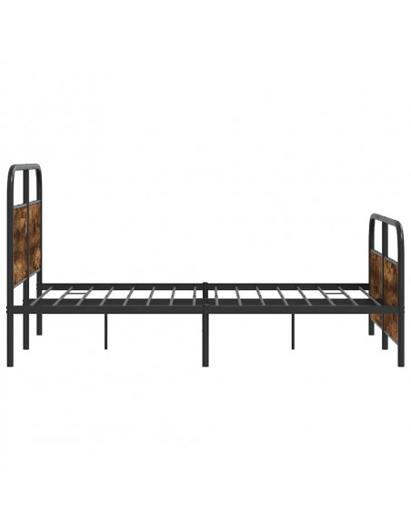 Giroletto senza Materasso Rovere Fumo 120x190 cm in Truciolato