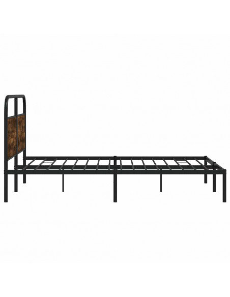 Giroletto senza Materasso Rovere Fumo 160x200 cm in Truciolato