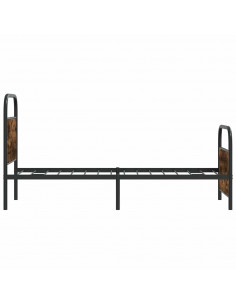 Giroletto senza Materasso Rovere Fumo 75x190 cm in Truciolato