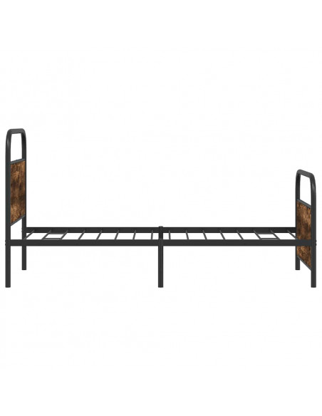Giroletto senza Materasso Rovere Fumo 90x200 cm in Truciolato