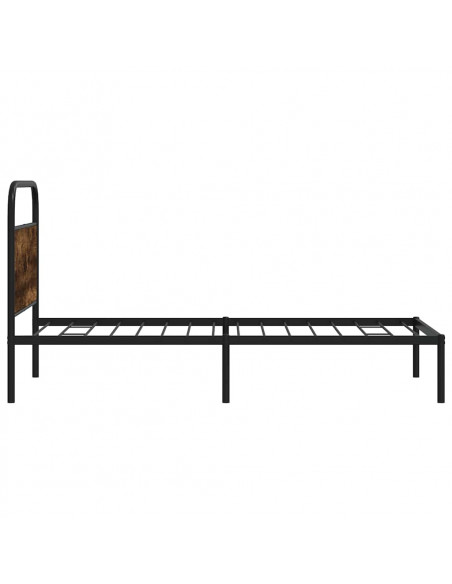 Giroletto senza Materasso Rovere Fumo 90x200 cm in Truciolato
