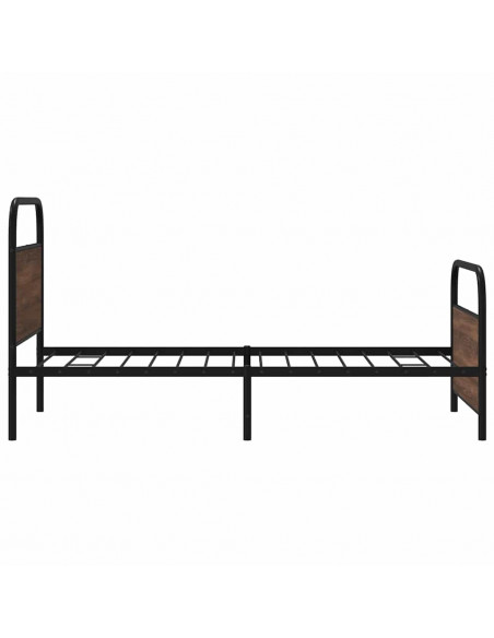 Giroletto senza Materasso Rovere Marrone 107x203 cm Truciolato