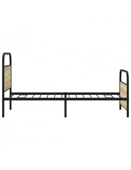 Giroletto senza Materasso Rovere Sonoma 100x200cm in Truciolato