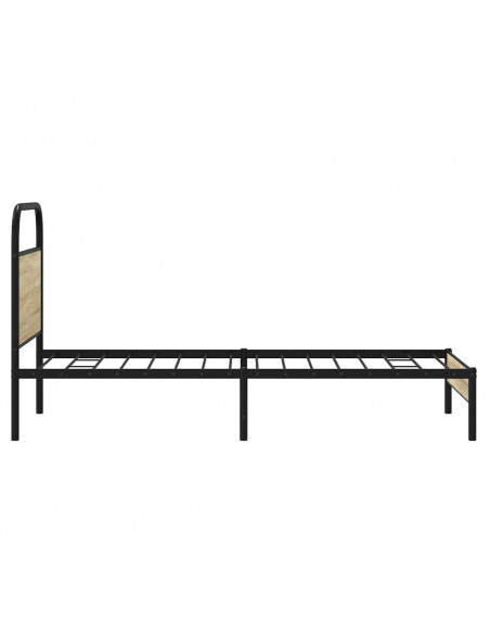 Giroletto senza Materasso Rovere Sonoma 80x200 cm in Truciolato