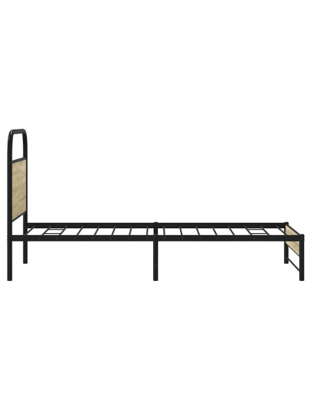Giroletto senza Materasso Rovere Sonoma 80x200 cm in Truciolato