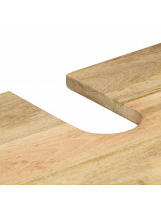 Set Mobili da Bagno 2pz in Legno Massello di Mango