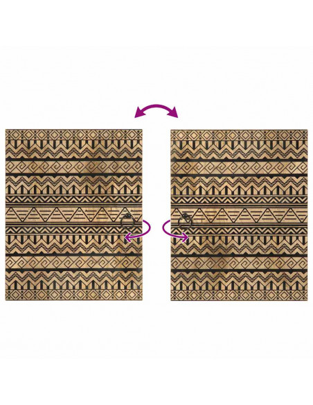 Set Mobili da Bagno 3pz in Legno Massello di Mango