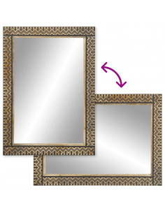 Set Mobili da Bagno 4 pz in Legno Massello di Mango