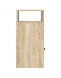 Comodino con Cassetto Rovere Sonoma 25x31x66 cm