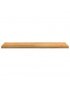 Davanzali 2 pz Marrone Chiaro 140x40x2 cm Legno Massello Rovere