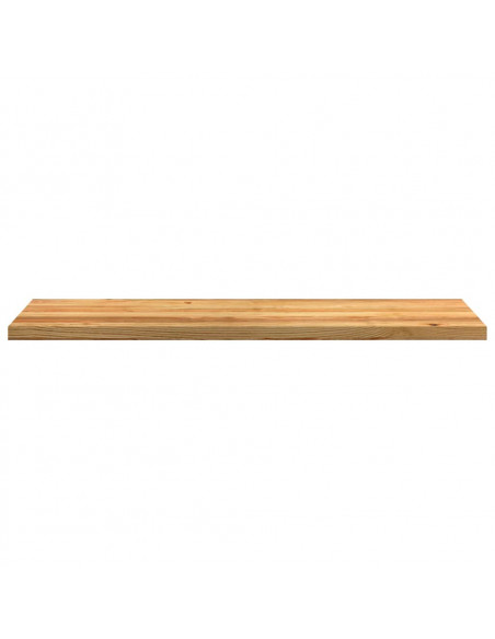 Davanzali 2 pz Marrone Chiaro 140x40x2 cm Legno Massello Rovere