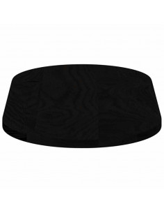 Piano Tavolo Marrone Scuro 80x40x2 cm in Rovere Massello Ovale