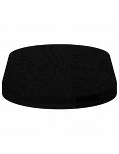 Piano Tavolo Marrone Scuro 80x40x4 cm in Rovere Massello Ovale