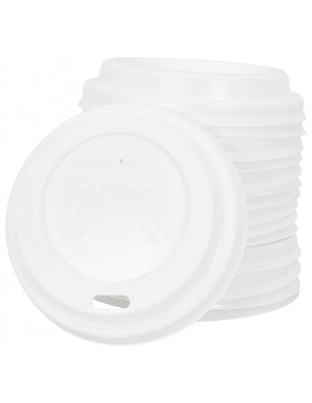 Tazze da Caffè in Carta con Coperchi 1000 pz 4oz 120 ml