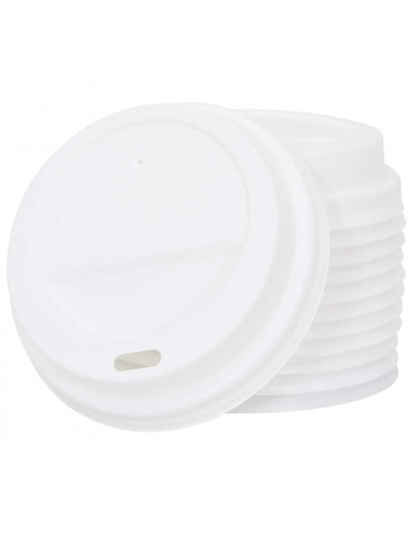 Tazze da Caffè in Carta con Coperchi 1000 pz 8oz 200 ml