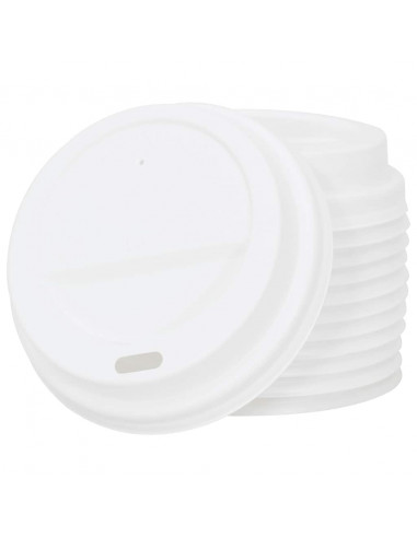 Tazze da Caffè in Carta con Coperchi 1000 pz 8oz 200 ml