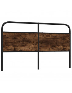 Testiera di Ricambio Rovere Fumo 150 cm in Acciaio e Legno Multistrato