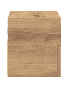 Comodino a Muro Rovere Artigianale 45x26x28,5 cm