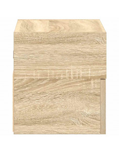 Comodino a Muro Rovere Sonoma 45x26x28,5 cm