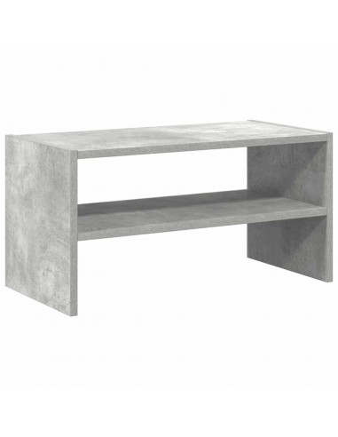 Scarpiera Impilabile Grigio Cemento 60x30x30,5 cm