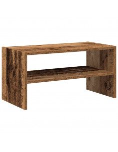 Scarpiera Impilabile Legno Antico 60x30x30,5 cm