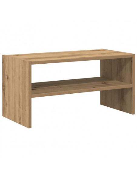 Scarpiera Impilabile Rovere Artigianale 60x30x30,5 cm