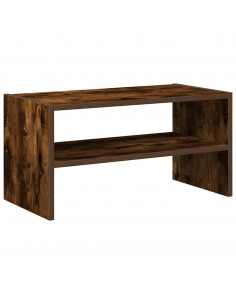 Scarpiera Impilabile Rovere Fumo 60x30x30,5 cm