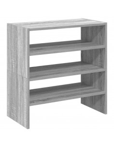 Scarpiere 2 pz Impilabili Grigio Sonoma 60x30x30,5 cm