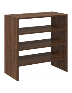 Scarpiere 2 pz Impilabili Rovere Marrone 60x30x30,5 cm