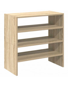 Scarpiere 2 pz Impilabili Rovere Sonoma 60x30x30,5 cm