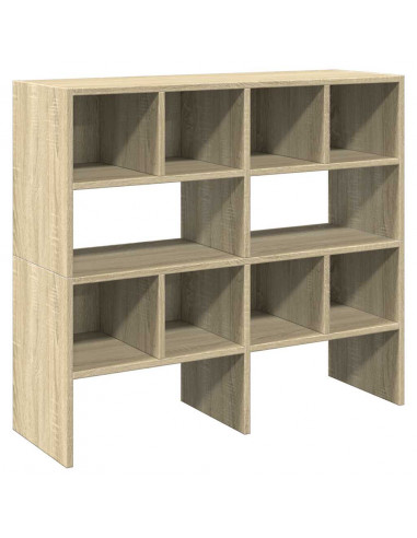 Scarpiere 2 pz Impilabili Rovere Sonoma 89,5x30x40 cm