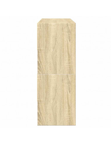 Scarpiere 2 pz Impilabili Rovere Sonoma 89,5x30x40 cm