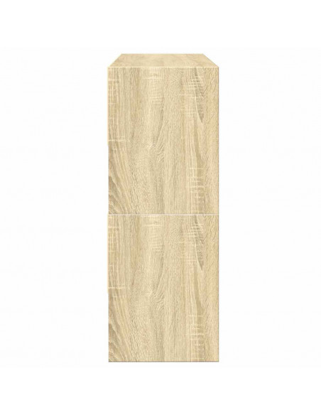 Scarpiere 2 pz Impilabili Rovere Sonoma 89,5x30x40 cm