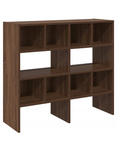 Scarpiere 2 pz Impilabili Rovere Marrone 89,5x30x40 cm