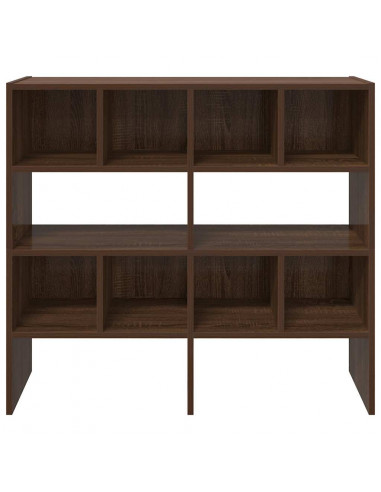 Scarpiere 2 pz Impilabili Rovere Marrone 89,5x30x40 cm