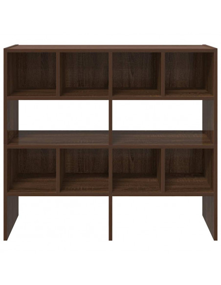 Scarpiere 2 pz Impilabili Rovere Marrone 89,5x30x40 cm