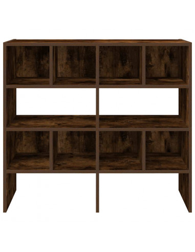 Scarpiere 2 pz Impilabili Rovere Fumo 89,5x30x40 cm