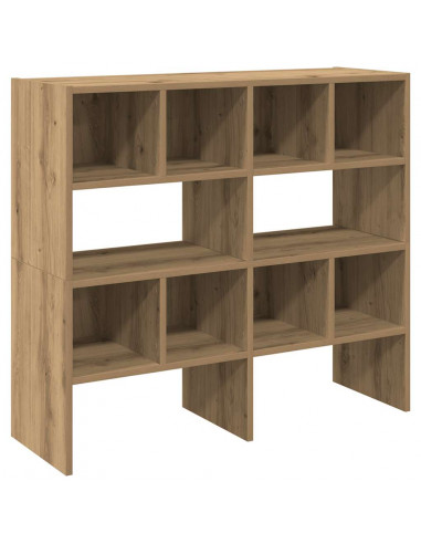 Scarpiere 2 pz Impilabili Rovere Artigianale 89,5x30x40 cm