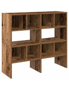 Scarpiere 2 pz Impilabili Legno Antico 89,5x30x40 cm